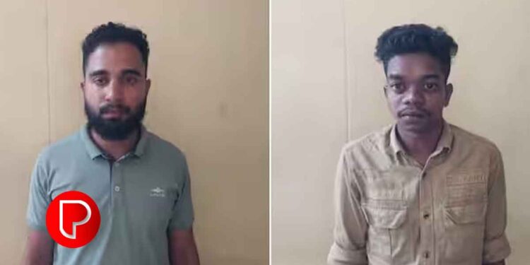 മുക്കത്ത് യുവാവിനെ വീട്ടില്‍ കയറി ആക്രമിച്ച സംഭവത്തില്‍ രണ്ട് പേര്‍ പിടിയില്‍