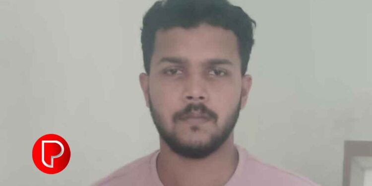 ബൈക്കില്‍ പിന്തുടര്‍ന്ന് സ്കൂട്ടര്‍ യാത്രക്കാരിയെ കടന്നുപിടിച്ചു; പുതുപാടി സ്വദേശിയായ യുവാവ് അറസ്റ്റില്‍