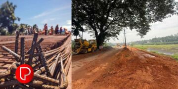 കൂളിമാട് വയൽ ഭാഗത്ത് റോഡ് പ്രവൃത്തി; വാഹനങ്ങൾ വഴിതിരിച്ചുവിടണമെന്ന്