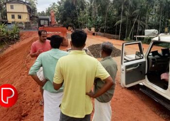 കൂളിമാട് റോഡ് പ്രവൃത്തിയുടെ മറവിൽ വ്യാപകമായി തണ്ണീർതടങ്ങൾ നികത്തുന്നതായി പരാതി; ഉദ്യോഗസ്ഥർ സ്ഥലം സന്ദർശിച്ചു