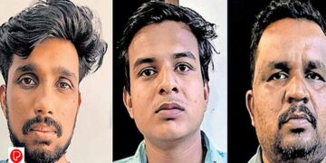 ഓൺലൈൻ സെക്‌സ് റാക്കറ്റ്: ഗുരുവായൂർ ടെംപിള്‍ പൊലീസ് മൂന്ന് പേരെ അറസ്റ്റ് ചെയ്തു