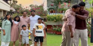 ജീവനക്കാർക്ക് ബോണസ് നൽകി വൈറലായ നിതിനെ തേടി സഞ്ജു; ആരാധകന്റെ വീട്ടിലെത്തി സർപ്രൈസ് സന്ദർശനം