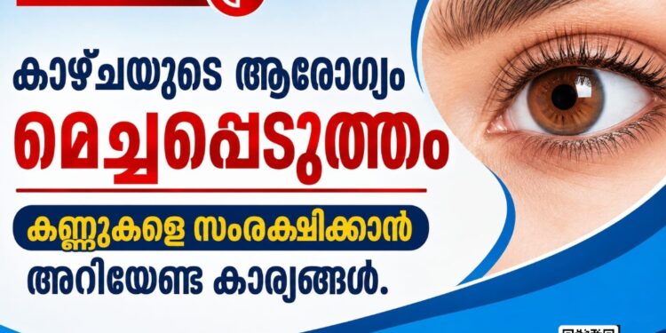 കാഴ്ചയുടെ ആരോഗ്യം മെച്ചപ്പെടുത്താം; കണ്ണുകളെ സംരക്ഷിക്കാൻ അറിയേണ്ട കാര്യങ്ങൾ.